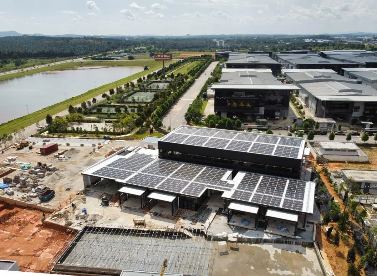Solar photovoltaic installation at AME Elite Berhad Clubhouse, Senai, Johor