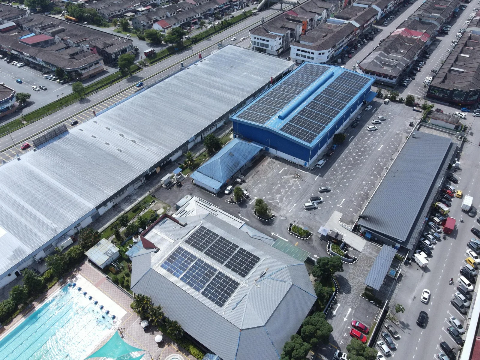 Solar photovoltaic installation at Daiman Sports Berhad, Johor Bahru