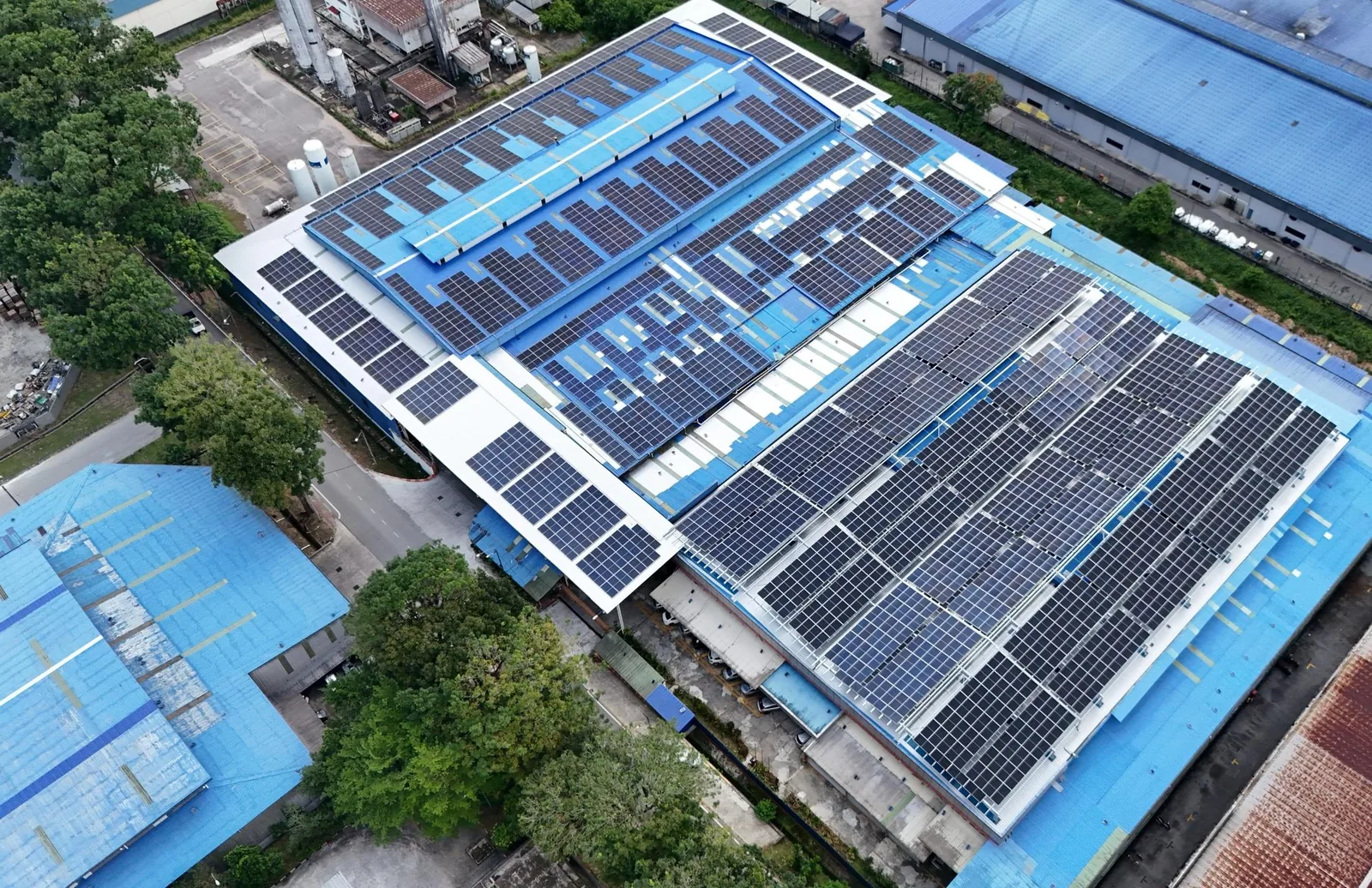 Solar photovoltaic installation at MSP Group (BIPV), Senai, Johor